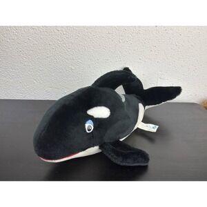 Seaworld Orca Plush Stuffed Animal 14" Killer‎ Whale Marine Ocean Shamu Vintage